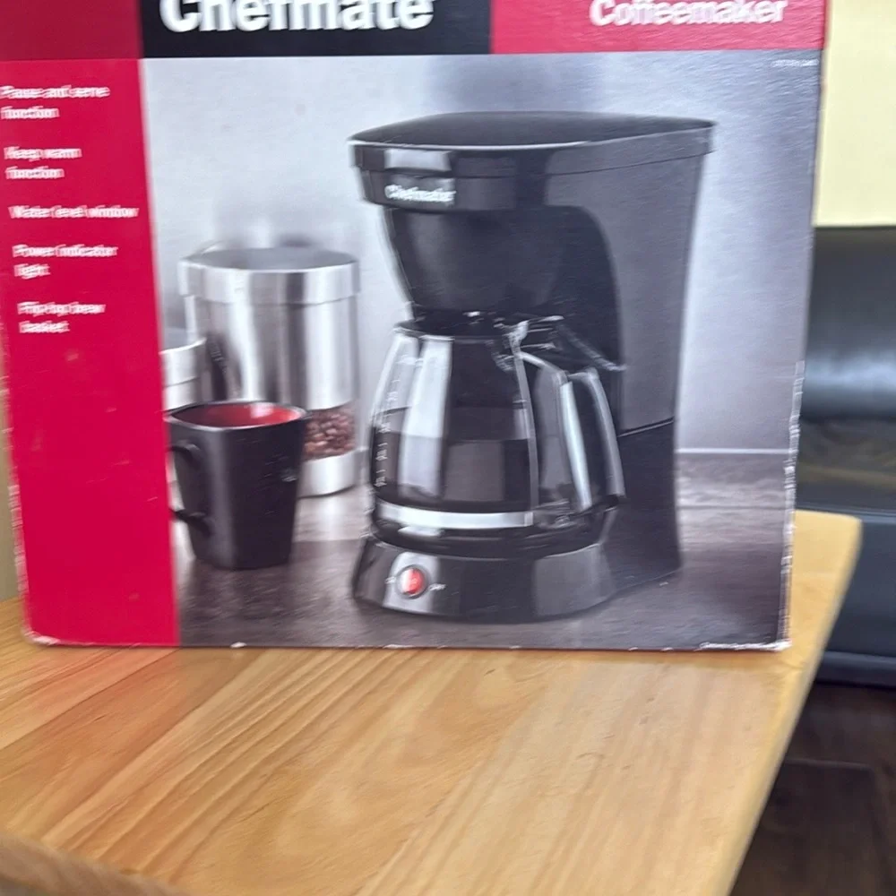 Chef mate 12-Cup Coffeemaker in Black new